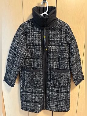 Bernardo Wool blend Puffer Parka with Detachable Collar - NWT